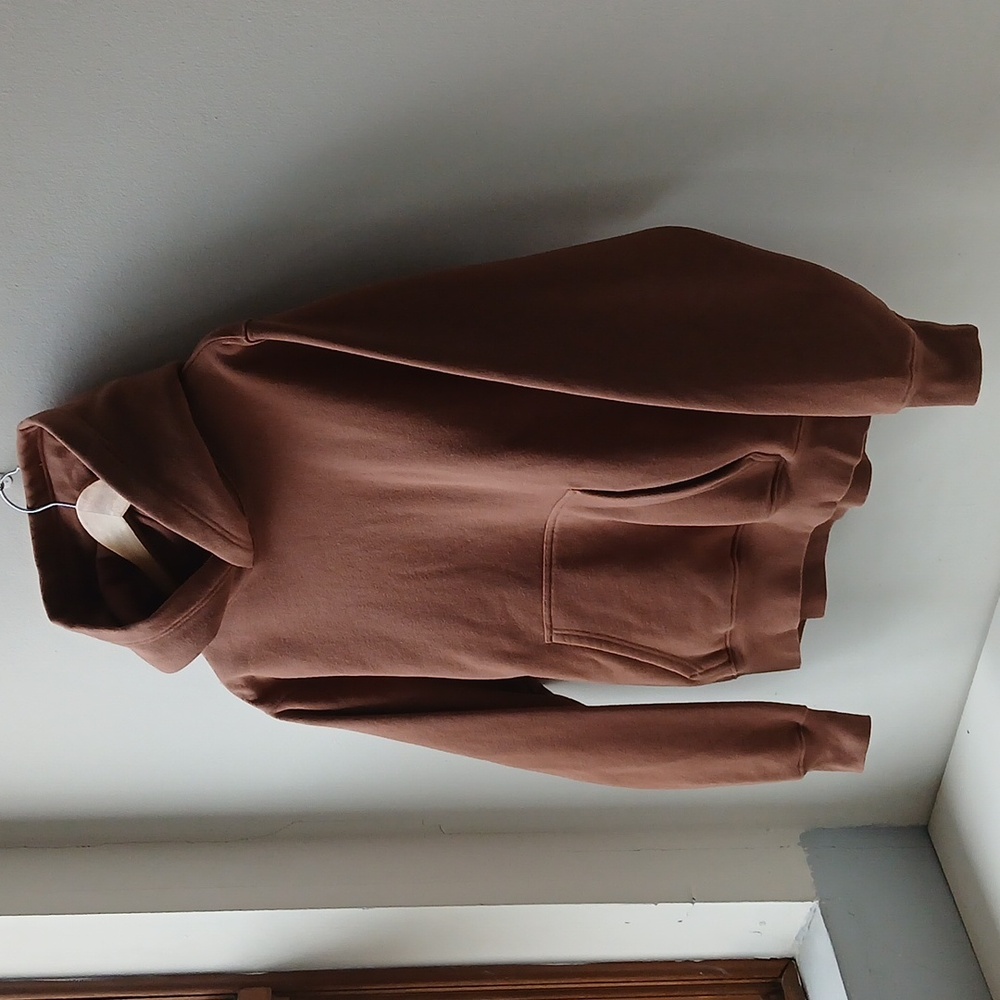 Aritzia TNA Perfect Fit Hoodie Sweatshirt Brown Women's Small - Picture 2 of 6